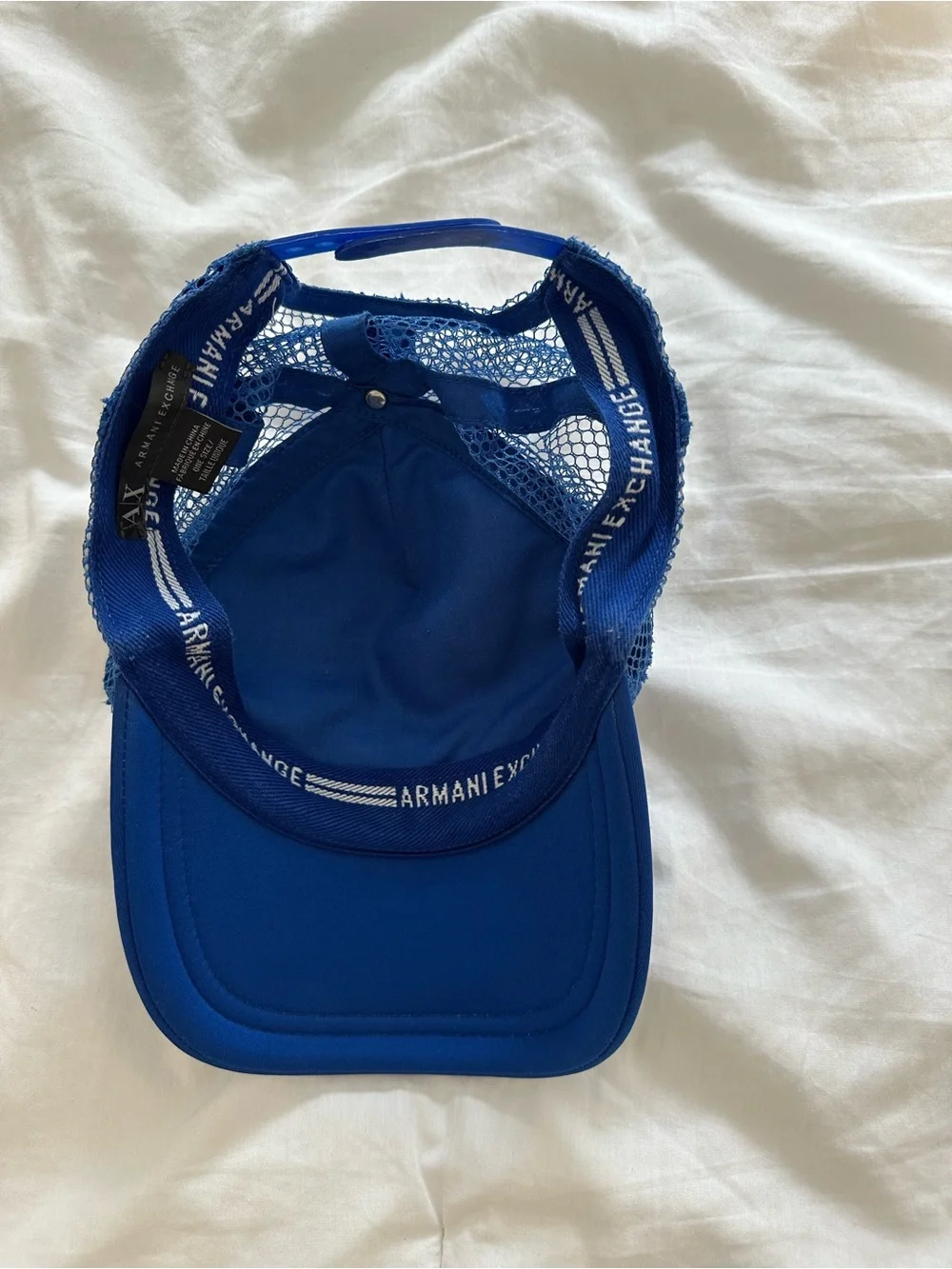 Blue Armani Exchange Cap